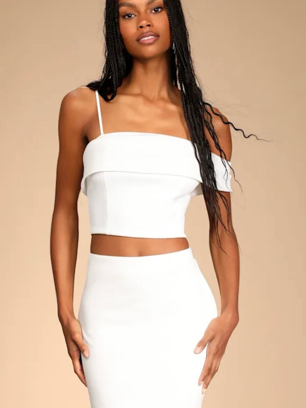 Asymmetrical Two-Piece Mini Dress
